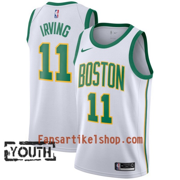 Boston Celtics Trikot Kyrie Irving 11 2018-19 Nike City Edition Weiß Swingman - Kinder Boston Celtics Trikot Kyrie Irving 11 2018-19 Nike City Edition Weiß Swingman - Kinder